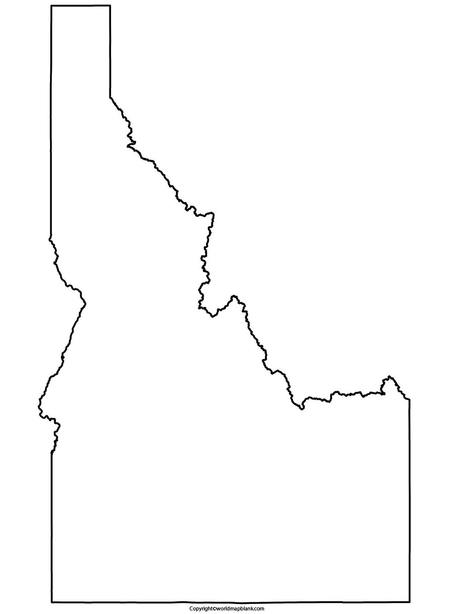 Printable Idaho Map