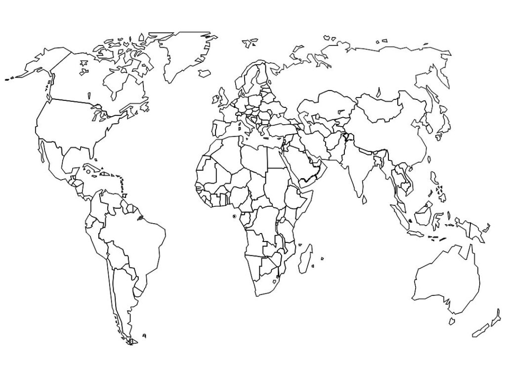 Printable Large Blank World Maps Printable JD Printable Large Blank World Maps Printable JD
