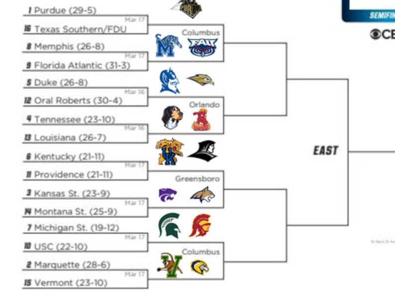 Printable Mascot Bracket 2024 Saba Willyt