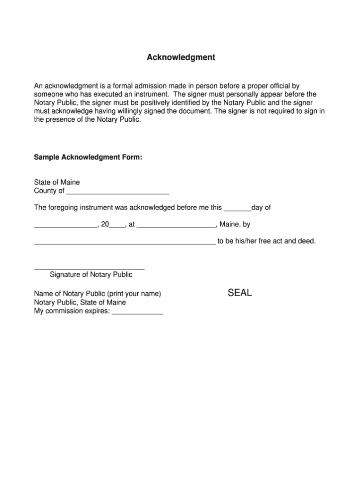 Printable Notary Forms Printable Form 2022 Printable Notary Forms Printable Form 2022