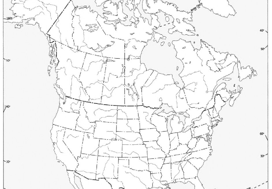 Printable Physical Map Of North America Printable Maps