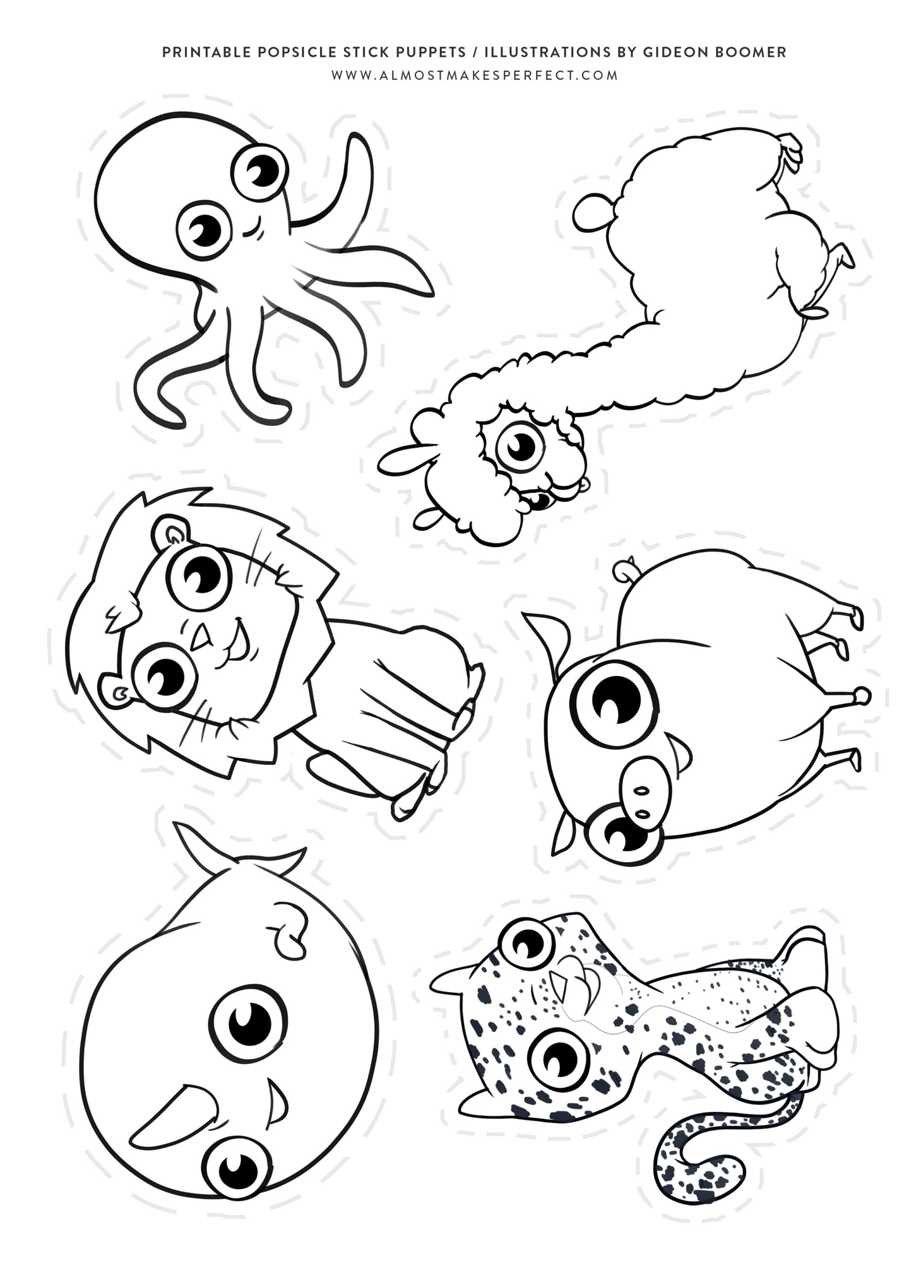 Diy Craft Stick Printables Blank Template