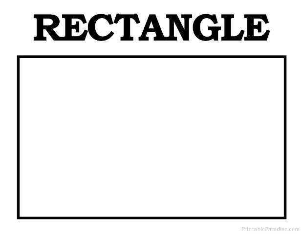 Blank White Paper With Retangles Printables