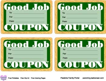 Printable Teacher Student Reward Coupons Printable Teacher Student Reward Coupons