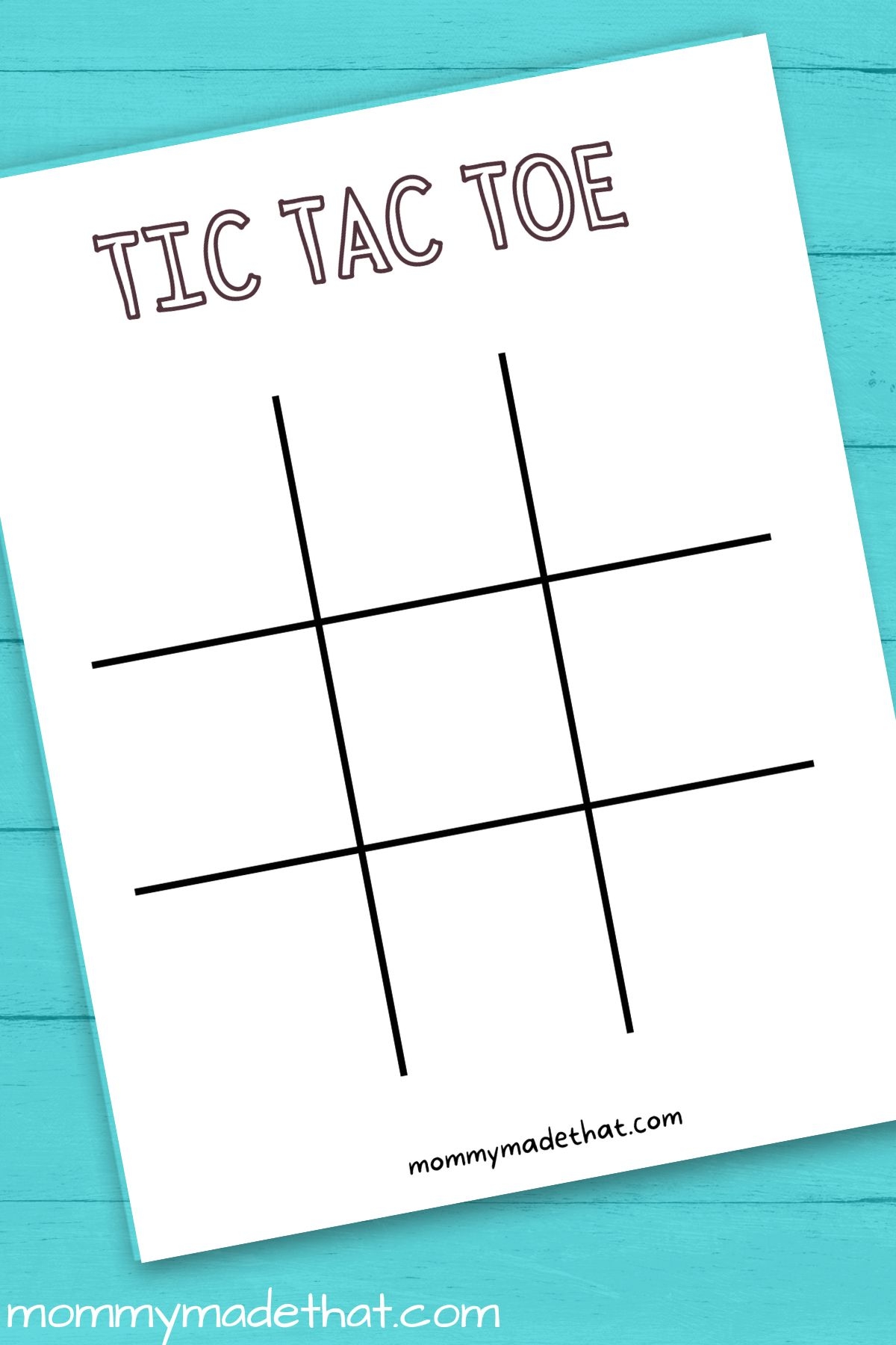 Printable Tic Tac Toe Boards Free Printable Templates Blank Tic Tac Toe 