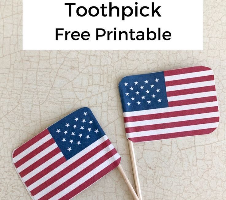 Printable Toothpick Flags Printable Calendars AT A GLANCE