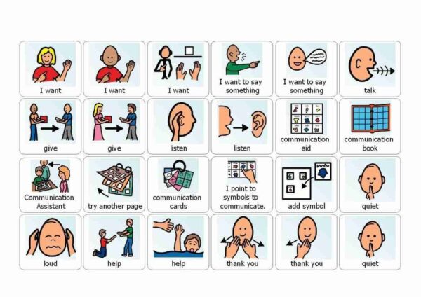 Blank Learning Visual Aid Printable Worksheets