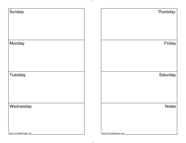 Printable Weekly Calendar Sunday Saturday Weekly Calendar Printable 