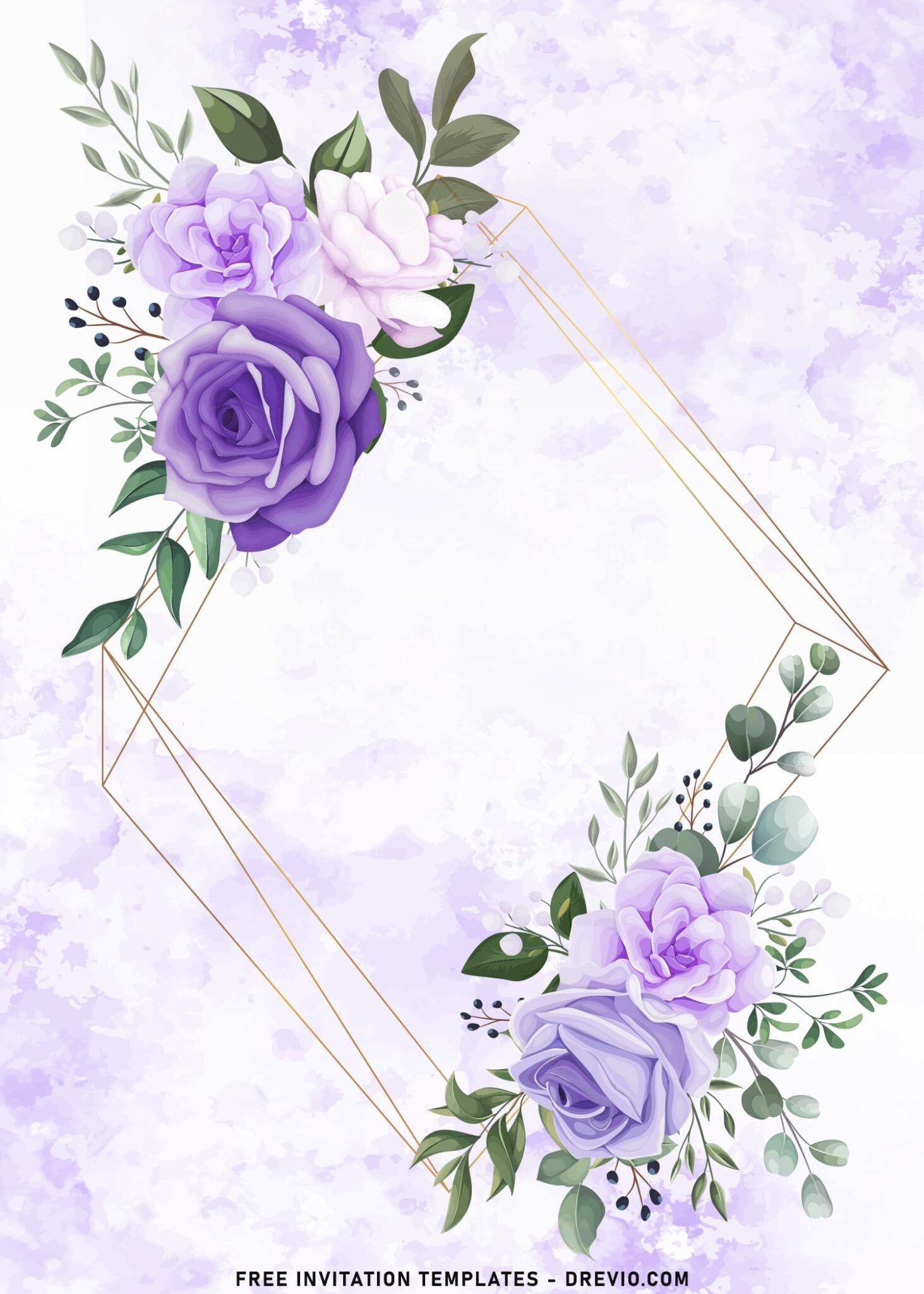 Purple Invitations Purple Invitations