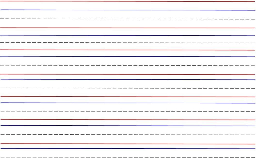 Red And Blue Lined Handwriting Paper Printable Download And Print This