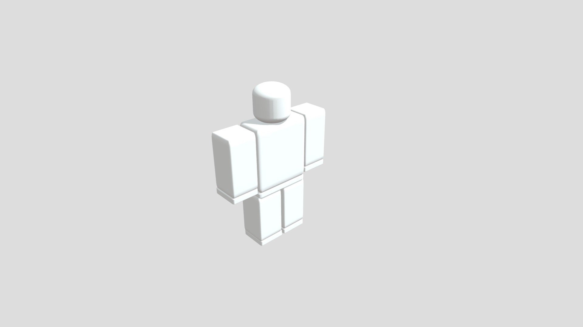 Printable Roblox 3d Characters Template Blank
