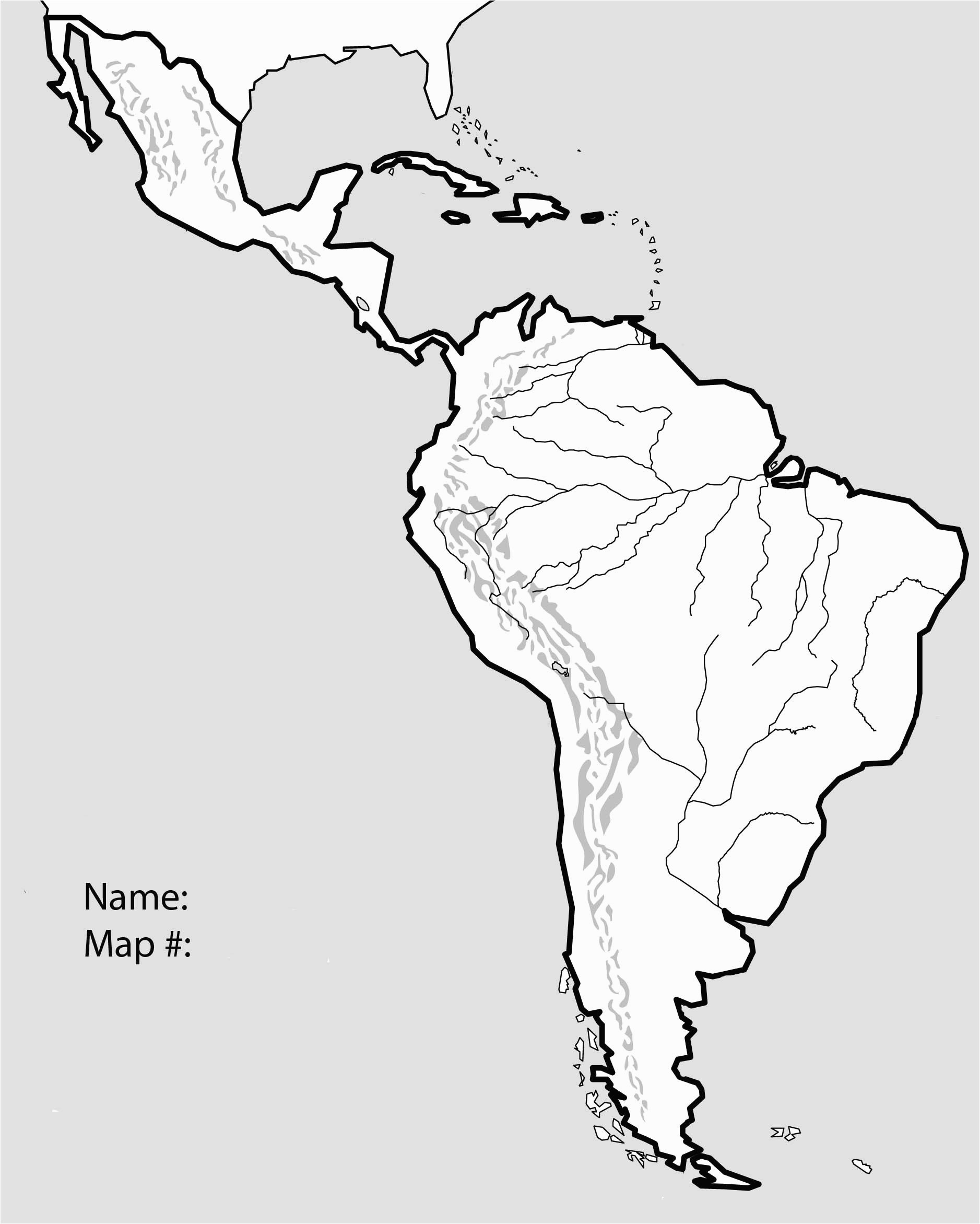 South America Map Printable South America Map Printable