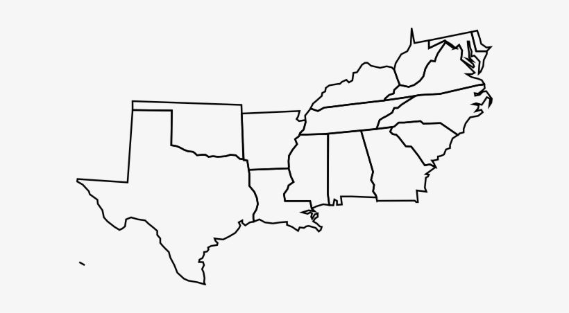 Southern States Map Printable