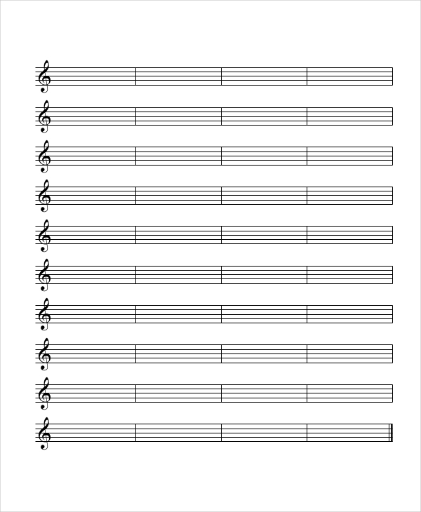 Staff Paper Printable Printable Free Templates Staff Paper Printable Printable Free Templates