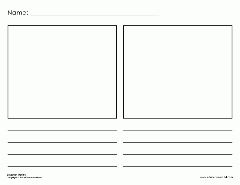 Storyboard Template 4 Boxes Storyboard Template 4 Boxes