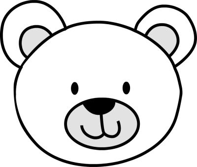 Teddy Bear Face Coloring Page Sketch Coloring Page