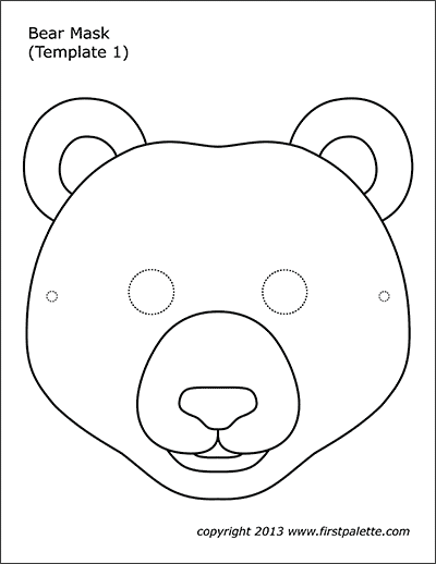 Printable Teddy Bear Blank Face For Pictures
