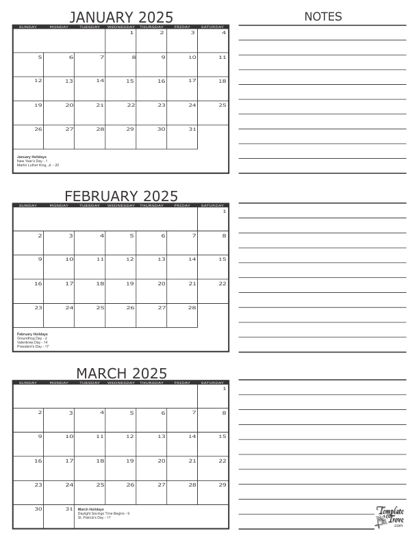 Template Trove 2025 3 Month Lucinda Garlick D Template Trove 2025 3 Month Lucinda Garlick D