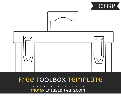 Toolbox Template Large Toolbox Template Large
