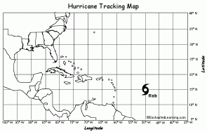 Tracking A Hurricane Worksheet