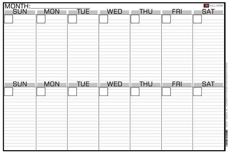 Two Week Printable Calendar Two Week Printable Calendar