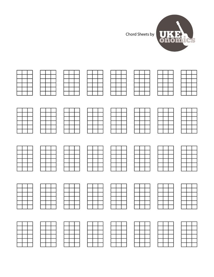 UKEonomics Blank Ukulele Tabs And Chord Charts Musically Yours 