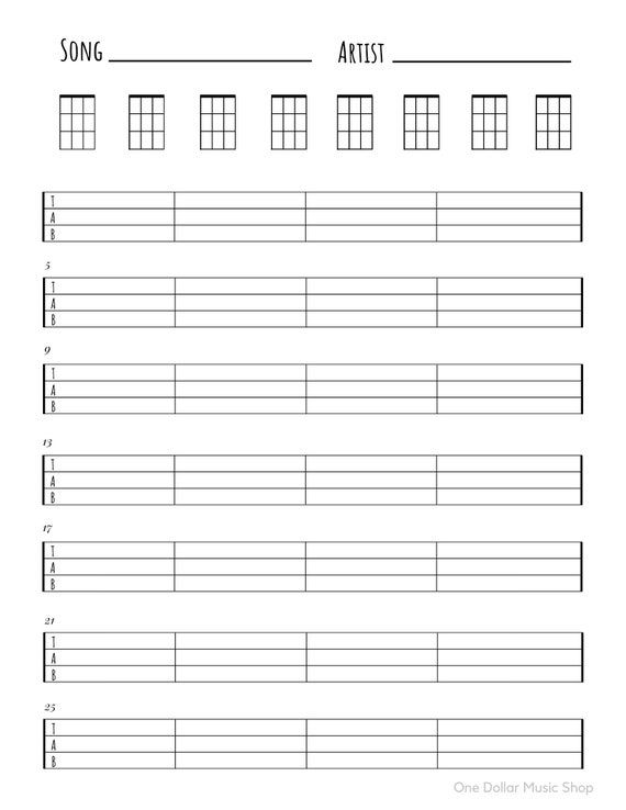 Ukulele Tabs Blank Space Ukulele Tabs Blank Space