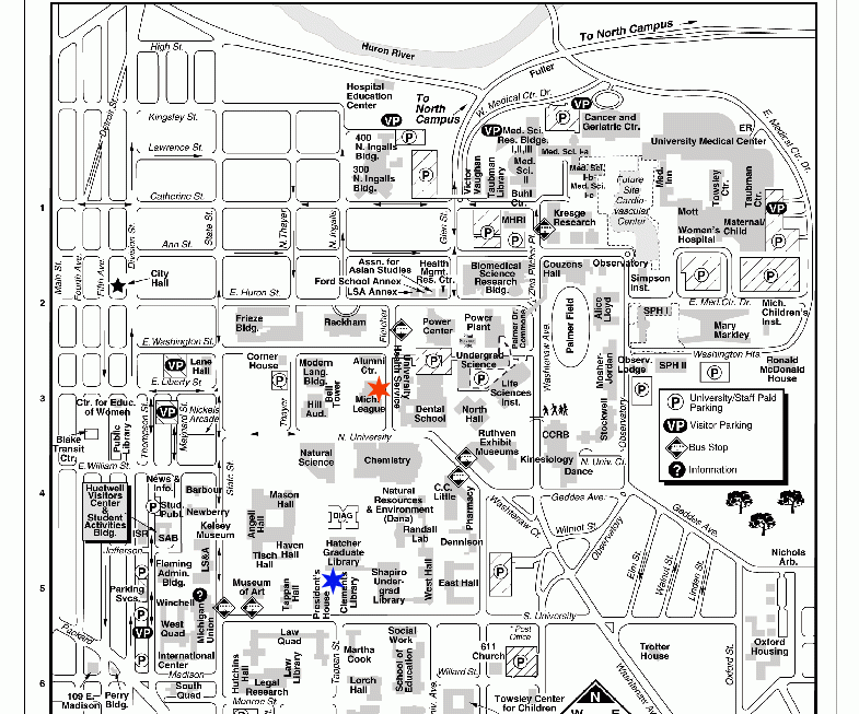 University Of Michigan Map Pdf United States Map