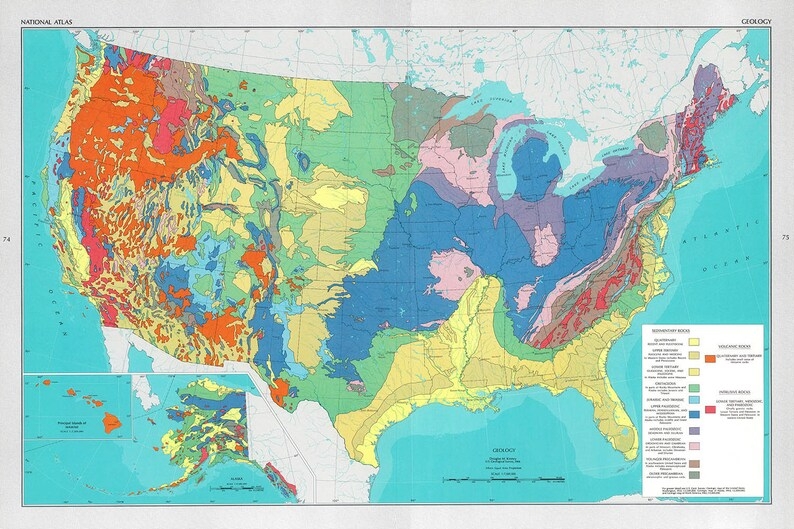 Printable Blank Us Geological Map Of 1877