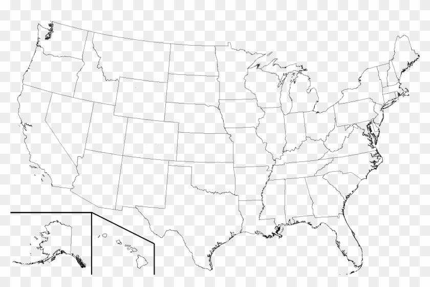 Hi Resolution Blank Contiguous Us Map Printable Hi Resolution Blank Contiguous Us Map Printable