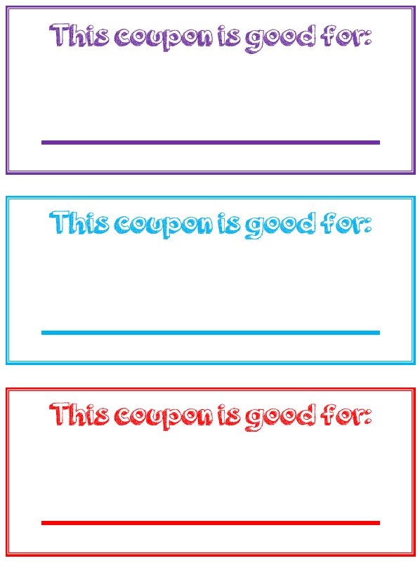 Use These Free Printable Reward Coupons For Kids To Positively 