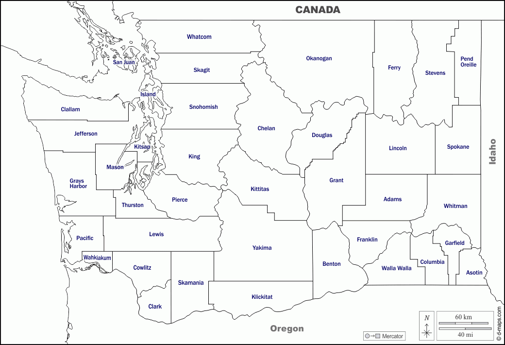 Washington Free Map Free Blank Map Free Outline Map Free Base Map Washington Free Map Free Blank Map Free Outline Map Free Base Map