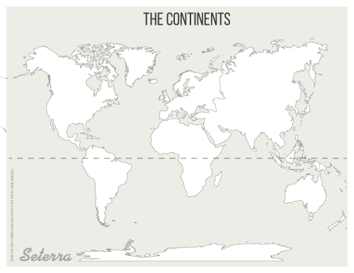 World Continents Printables Seterra World Continents Printables Seterra
