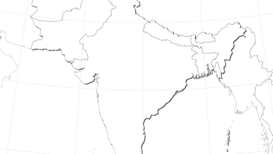 World Maps Library Complete Resources Blank Maps Of South Asia