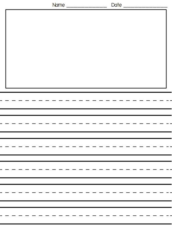 Writing Templates For 1st Grade