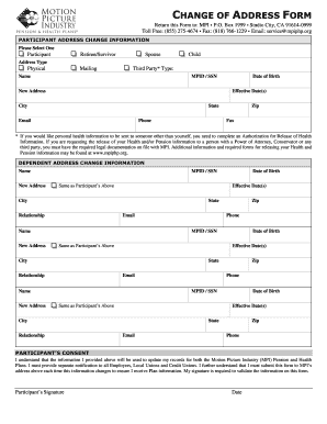 Printable Blank Change Of Address Form Printable Blank Change Of Address Form