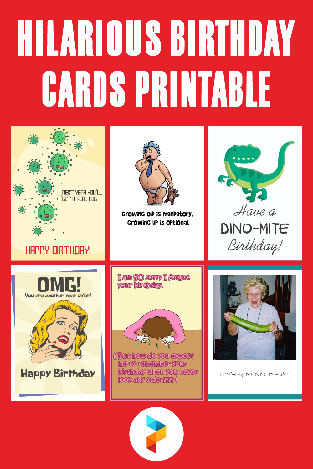10 Best Hilarious Birthday Cards Printable Artofit