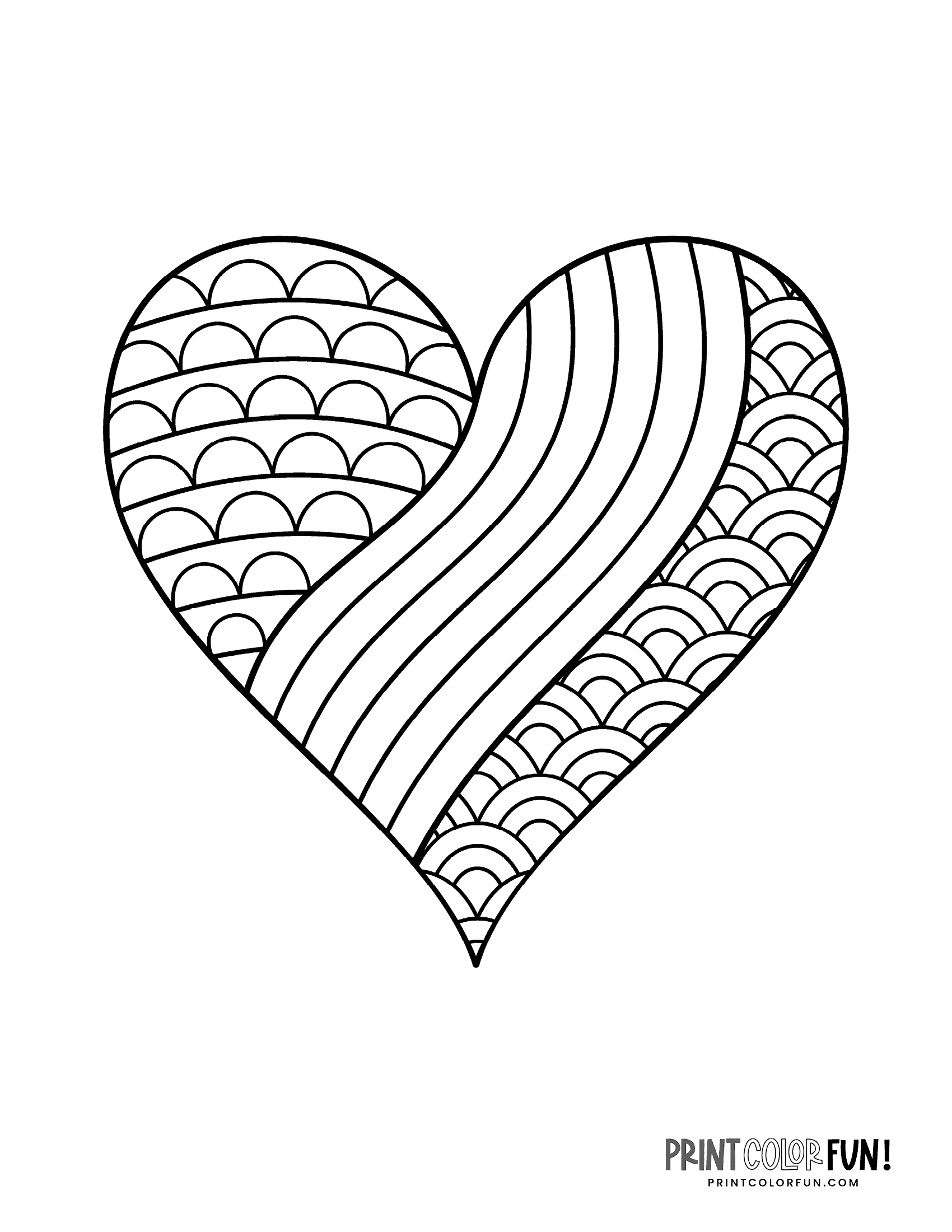 100 Heart Coloring Pages A Huge Collection Of Free Valentine 39 s Day  100 Heart Coloring Pages A Huge Collection Of Free Valentine 39 s Day