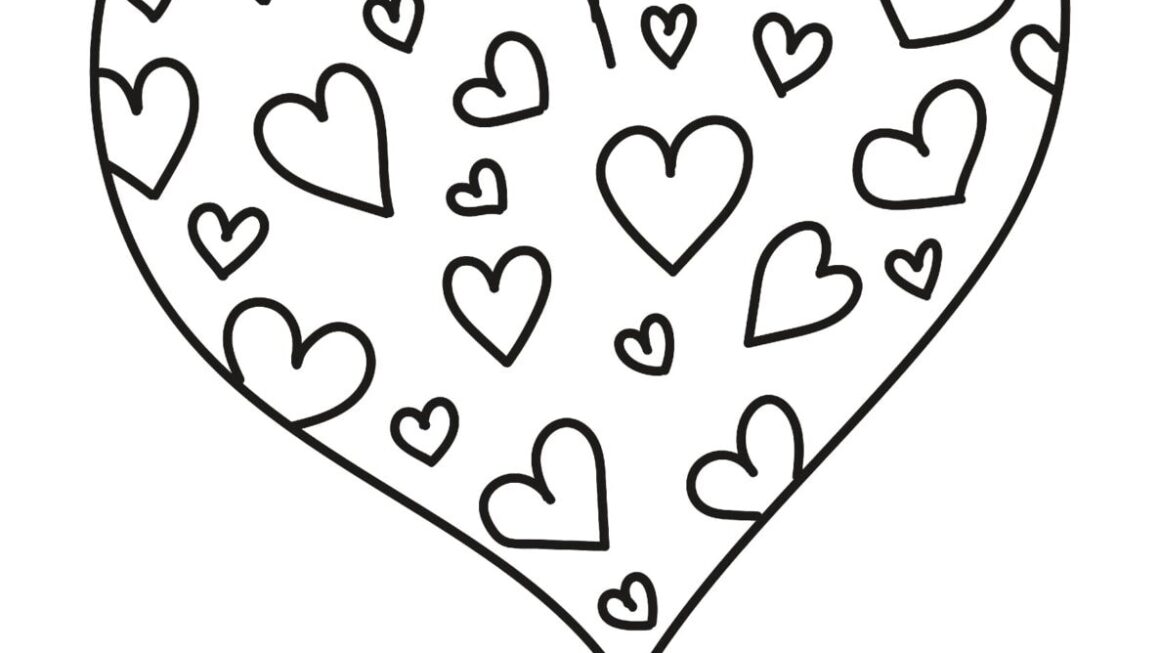 100 Printable Heart Coloring Pages A Huge Collection Of Hearts For