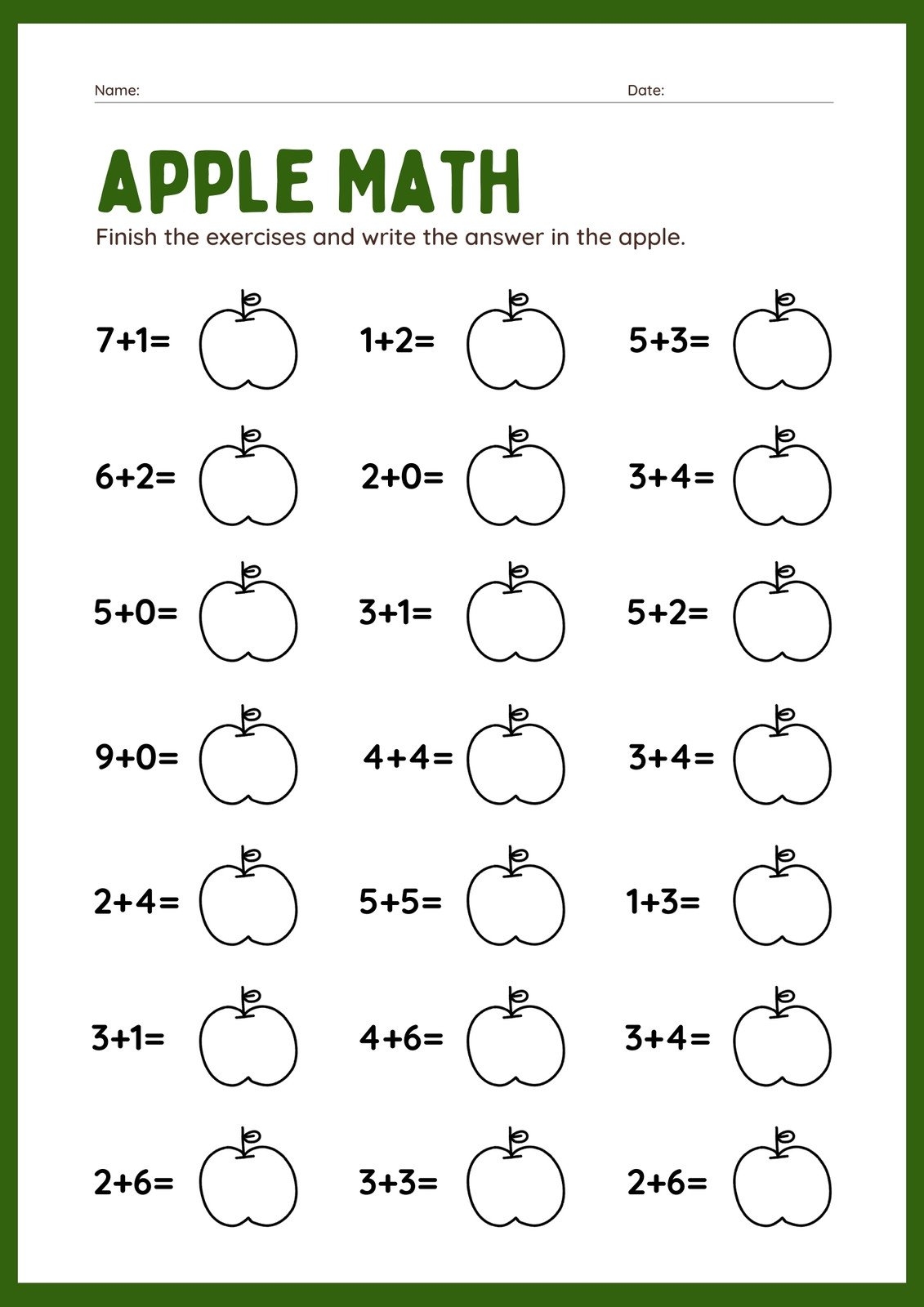 100 Printable Math Worksheets PDF Free Download Worksheets Library