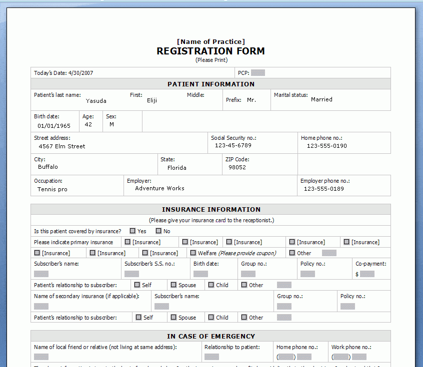 11 Printable Registration Form Templates Word Excel Samples 11 Printable Registration Form Templates Word Excel Samples