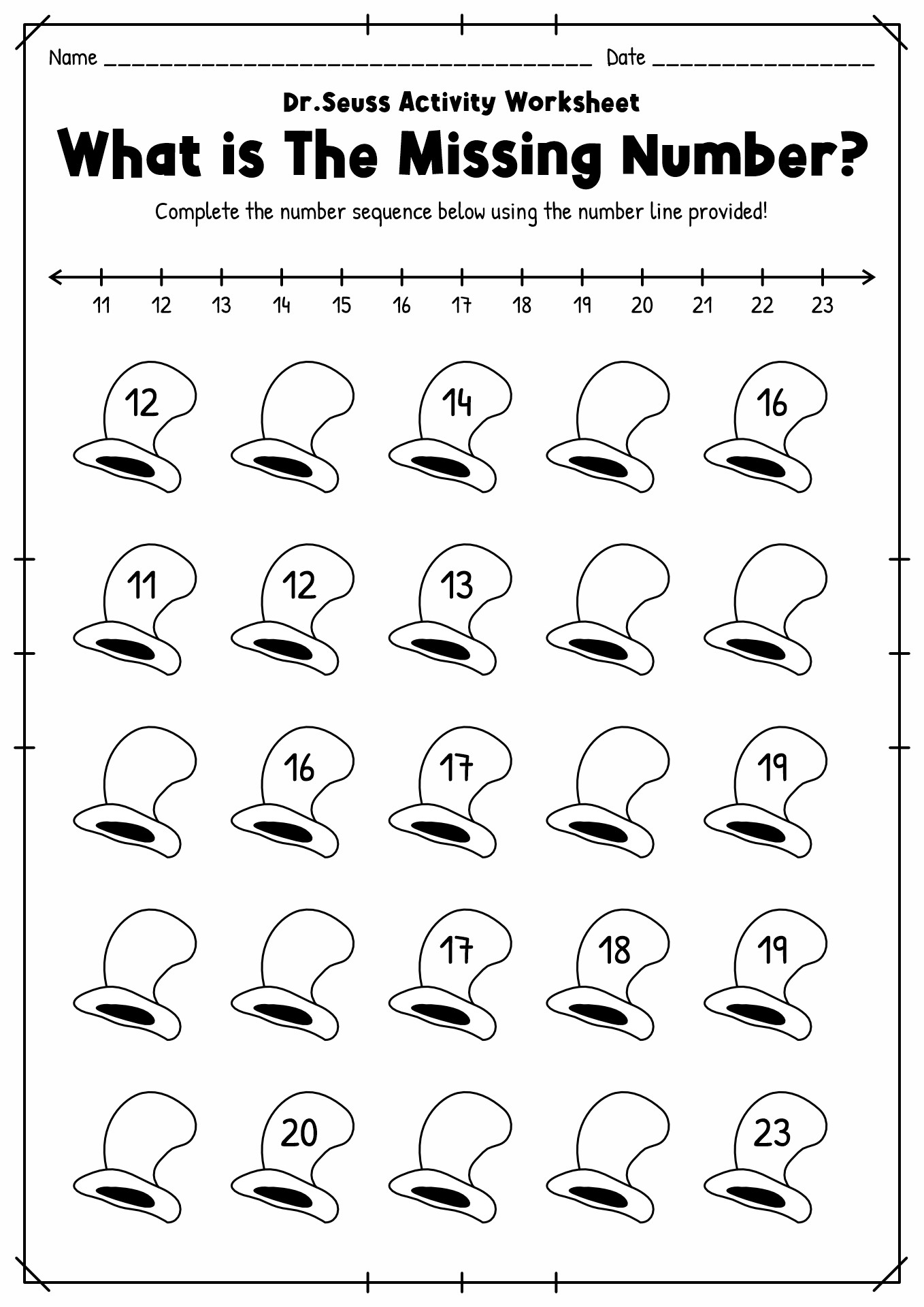 18 Dr Seuss Worksheets For Preschool Free PDF At Worksheeto 18 Dr Seuss Worksheets For Preschool Free PDF At Worksheeto