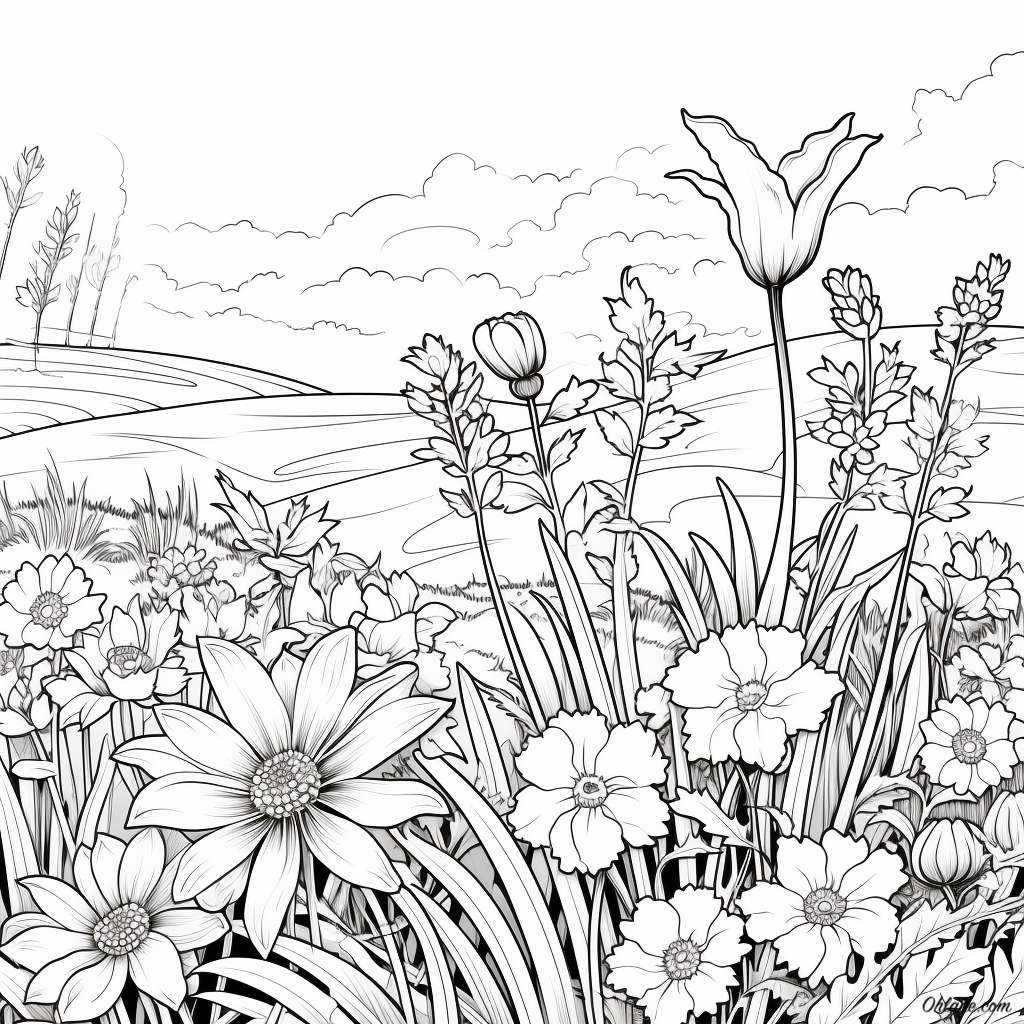 20 Free Printable Spring Flower Coloring Pages Oh La De Flower 20 Free Printable Spring Flower Coloring Pages Oh La De Flower