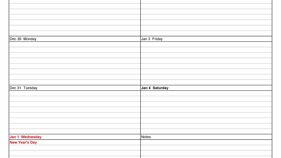 2025 Weekly Calendar Printable Free Pdf One Page Print M Melissa Brasher