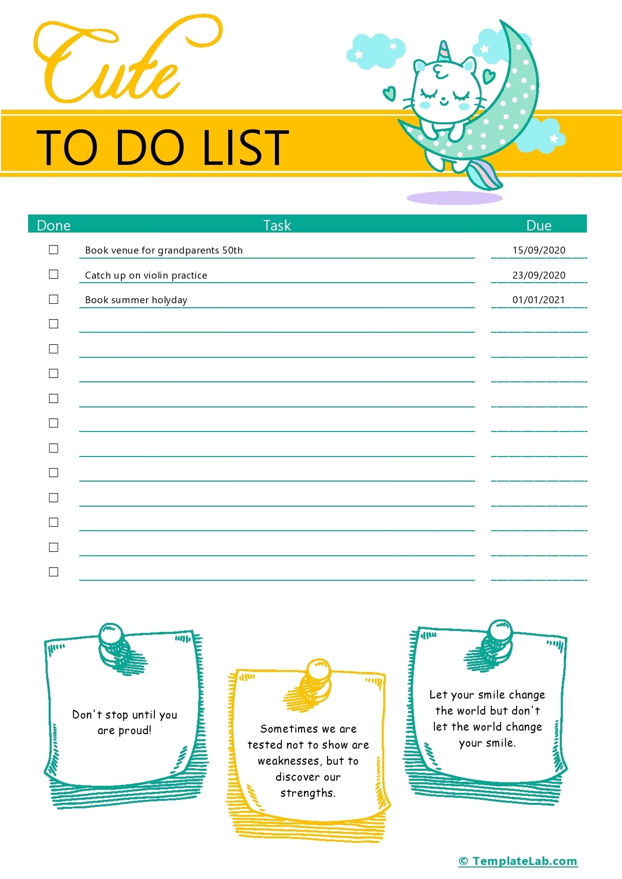 27 Printable To Do List Checklist Templates Excel Word PDF 