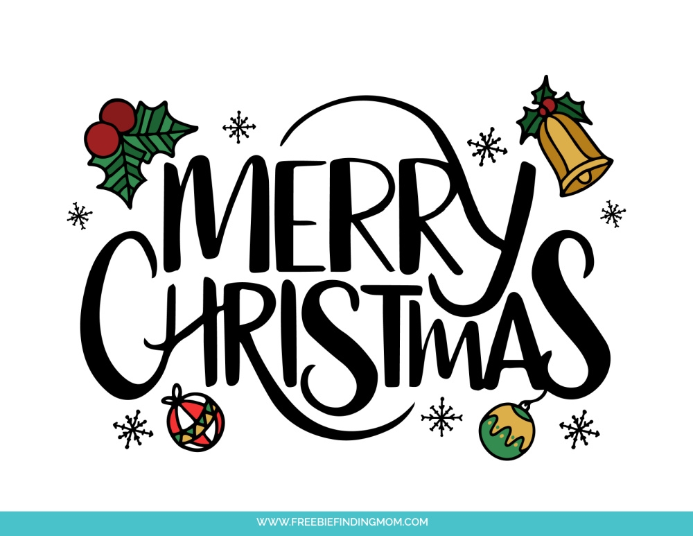 3 Free Printable Merry Christmas Signs 3 Free Printable Merry Christmas Signs