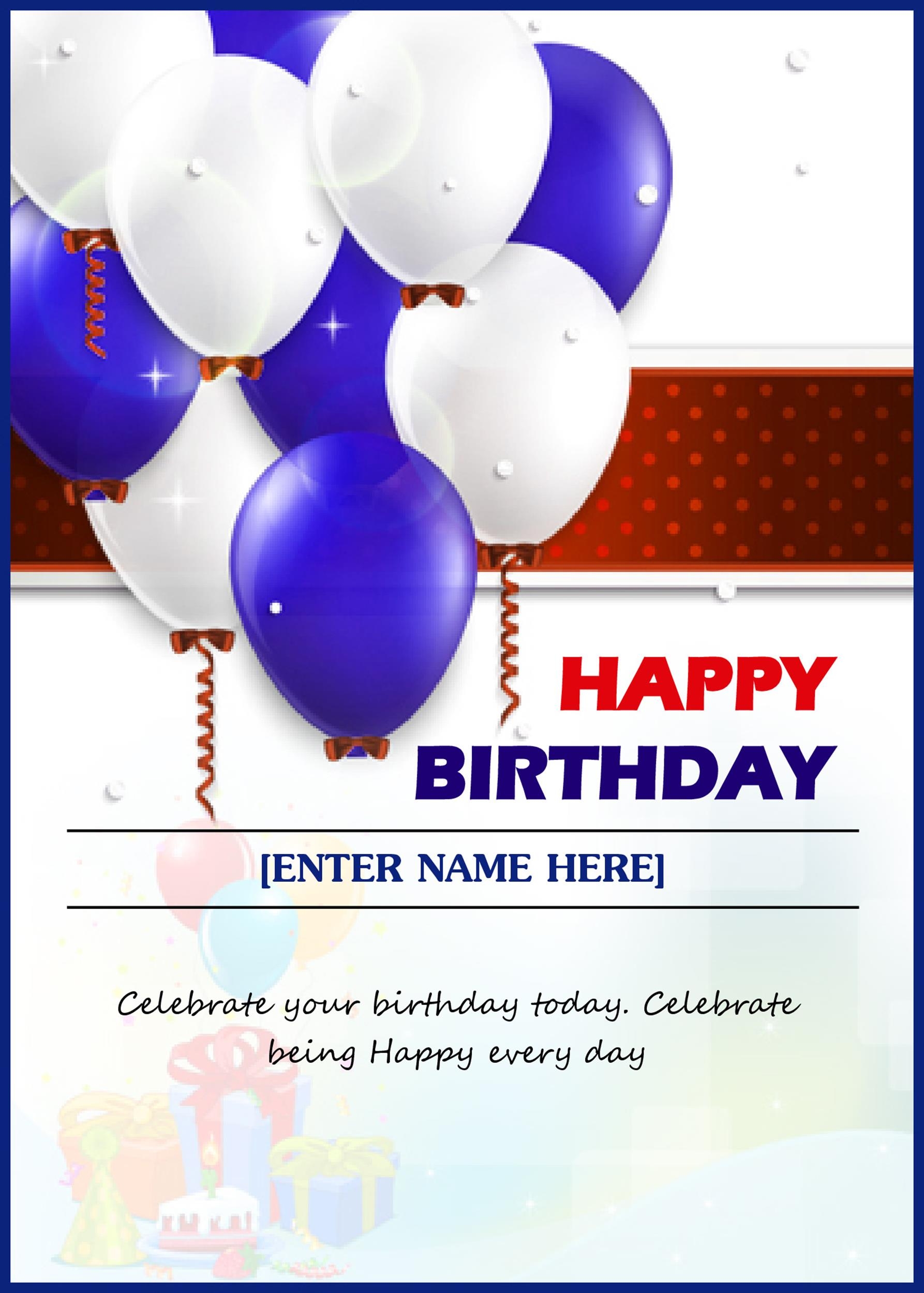 40 FREE Birthday Card Templates TemplateLab 40 FREE Birthday Card Templates TemplateLab