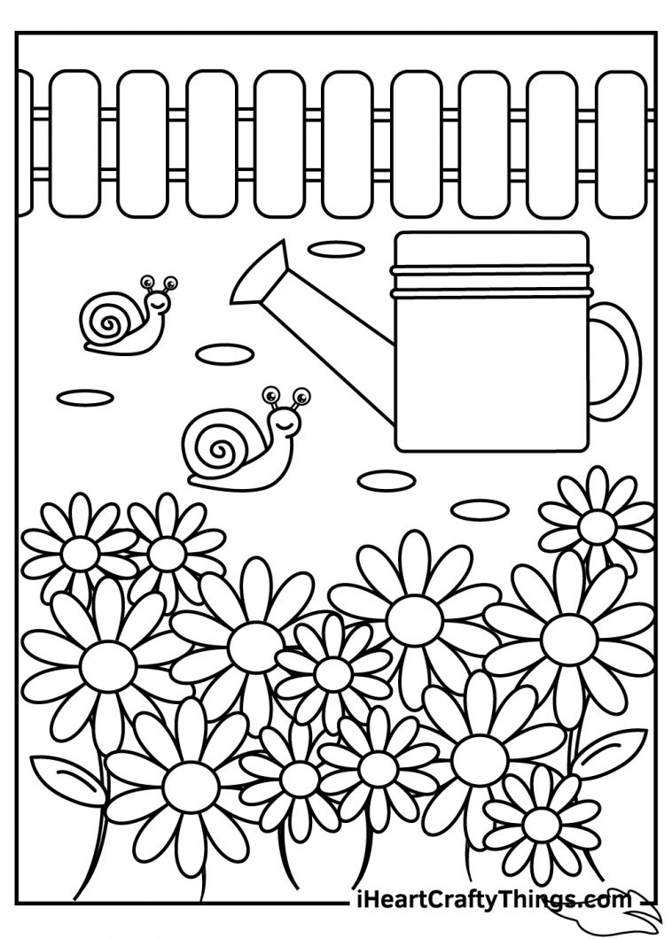 45 Garden Coloring Pages 100 Free Printables 45 Garden Coloring Pages 100 Free Printables