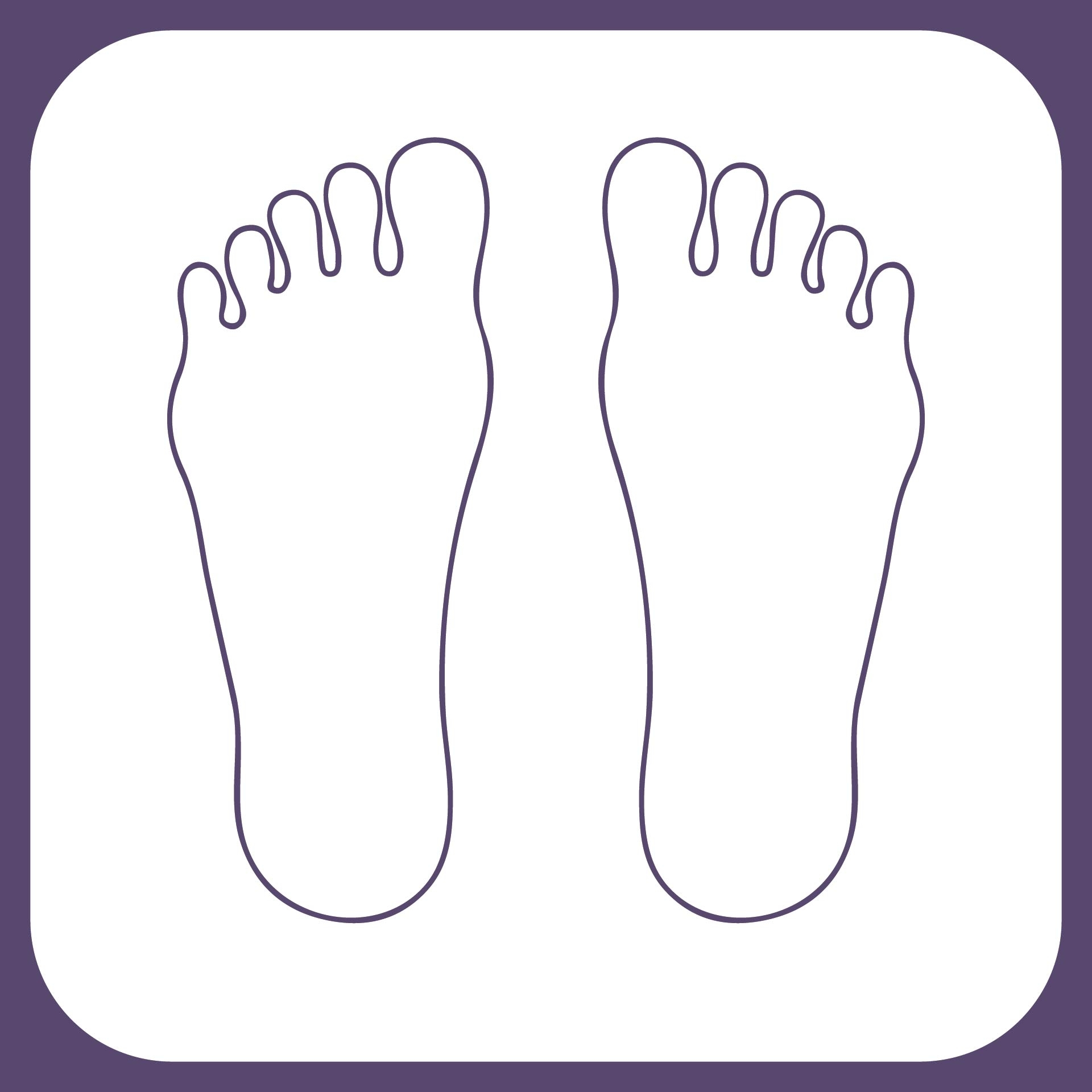 7 Best Images Of Printable Footprint Cut Out Footprint Cut Out 