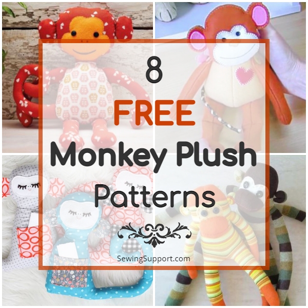 8 FREE Monkey Sewing Patterns Stuffed Animal Plush 8 FREE Monkey Sewing Patterns Stuffed Animal Plush